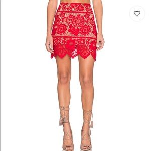 For love and lemons skirt xs